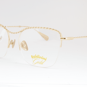 משקפי ראייה BALDININI BLD1990 18K GOLD PLATED 57-17 צבע 102